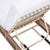Metal Gillian Chaise Lounge, Natural/White For Sale - Image 7 of 12
