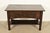 An exceptional antique Mission or Arts & Crafts period writing desk or library table with unique file drawers In the...