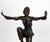 Art Deco 1920s Signed P.Laurel, Bronze Statue Art Deco Dancer Sculpture For Sale - Image 3 of 5