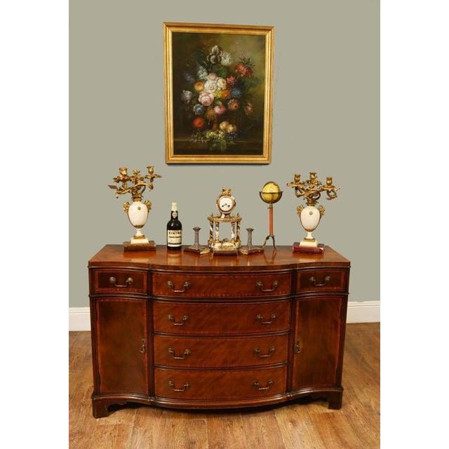 Georgian Sideboard in Mahogany, 1920s For Sale - Image 9 of 9