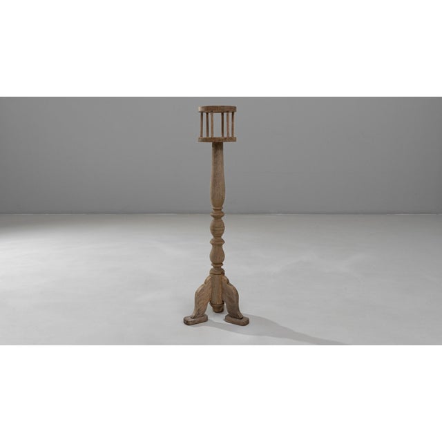 1900s French Oak Pedestal For Sale - Image 13 of 18