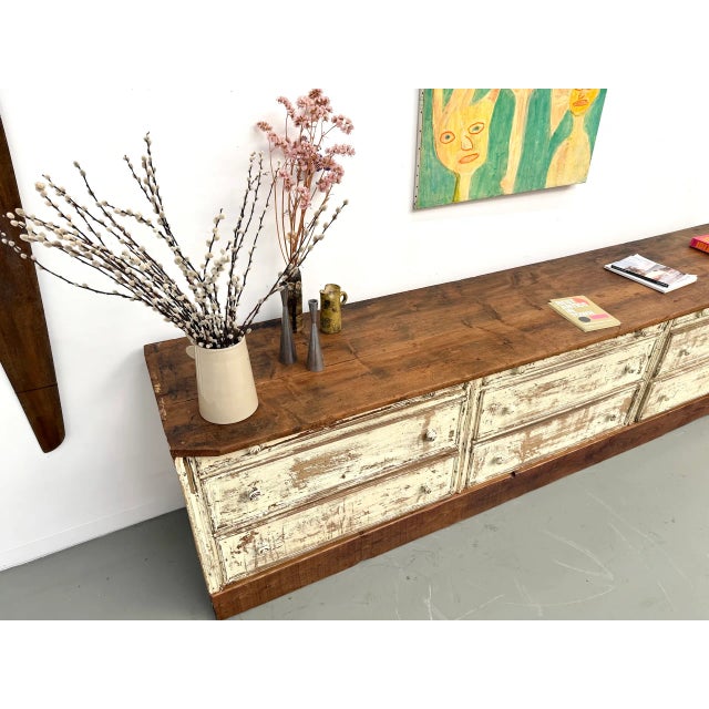 Large Antique Haberdashery Cabinet, 1900s For Sale - Image 10 of 18