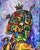 Alexander Arshansky, "Murder of Sadness" Abstract/Cubist Piece For Sale