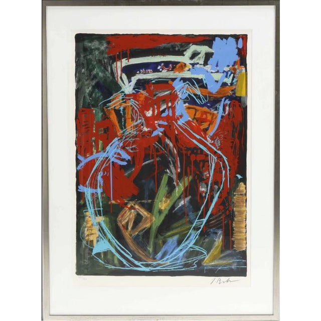 Jens Birkemose, Composition, 1940s, Lithography For Sale - Image 4 of 4