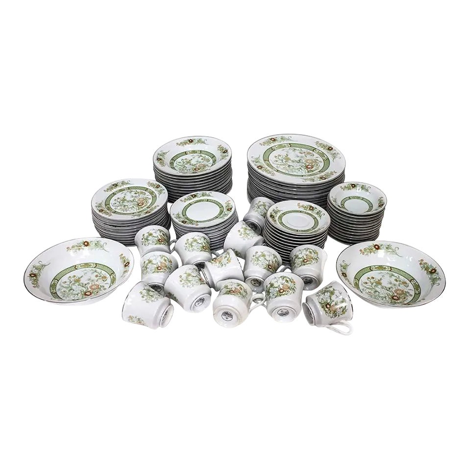 Mikasa China Kabuki Pattern - Service for 12 | Chairish