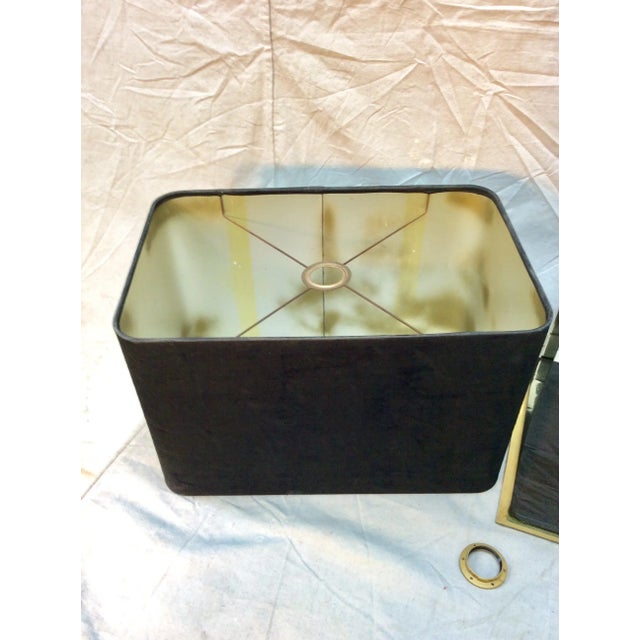 Mid Century Modern Italian Brass Table Lamp For Sale - Image 12 of 13