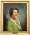 Howard Barron, Katherine Merry Nee Horstmann, Director of Horstmann Gear Company, 1946, Oil on Canvas For Sale