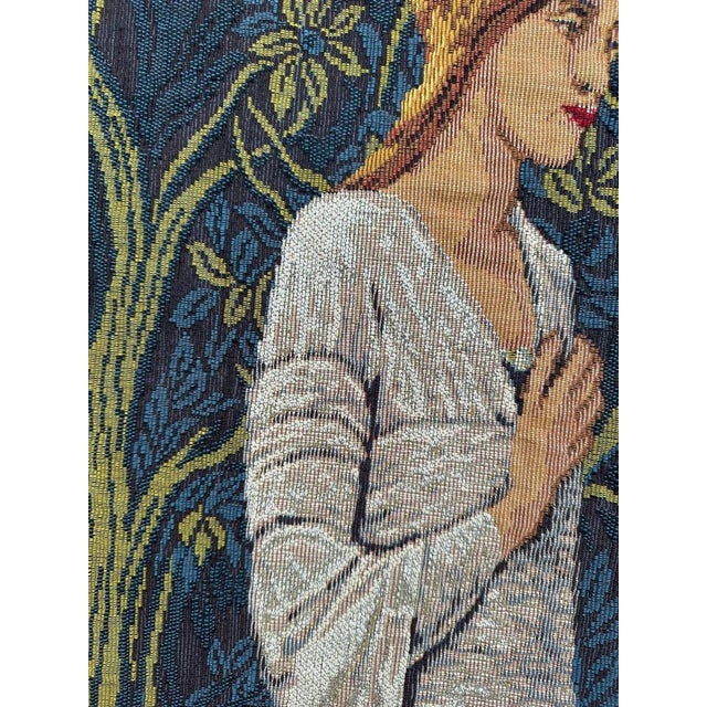 Large Jaquar Tapestry with Marriage Design, 1980s For Sale - Image 9 of 18