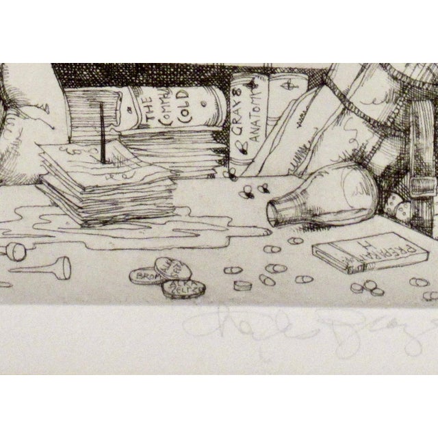 Printmaking Materials Charles Bragg Gp (General Practitioner) C.1980 Reproduction Print For Sale - Image 7 of 9