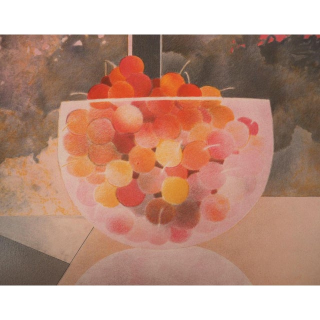 Modern Pierre Garcia-Fons, Cerises devant la fenêtre ouverte, Lithograph For Sale - Image 3 of 7
