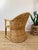 Vintage 1960s Rattan Woven Back Desk Chair For Sale - Image 11 of 11