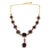 Bochic "Capri" Natural Multi Sapphire & Ruby Necklace Set 18K Gold & Silver For Sale - Image 15 of 18
