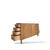 Oak Partner Desk with Twin Sided Drawers and Filing Cabinet, 1930s For Sale - Image 9 of 10