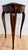French Country Ethan Allen Country French Walnut Triangle Corner Accent Table For Sale - Image 3 of 10