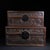 Chinese Pair of Huali Rosewood Nesting Boxes Carved With Landscape & Poetry For Sale - Image 3 of 9