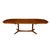 Wood Sun Cabinet Co. Danish Modern Solid Teak Expanding Dining Table Hidden Leaves For Sale - Image 7 of 17