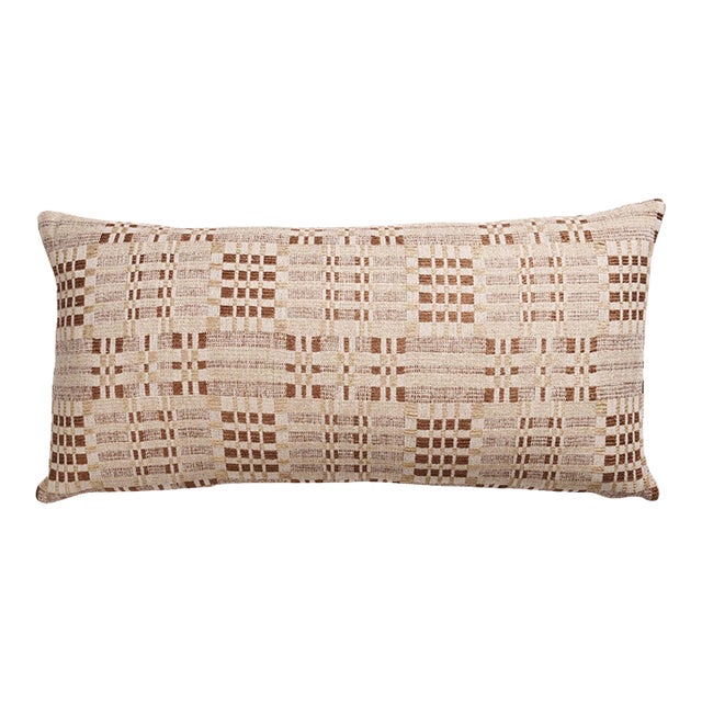 Schumacher Brimfield 24" Lumbar Pillow In Fawn For Sale
