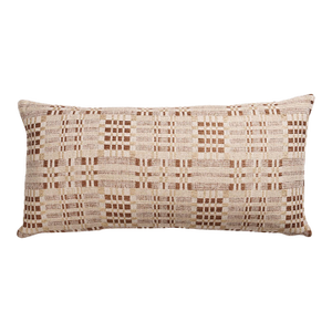 Schumacher Brimfield 24" Lumbar Pillow In Fawn