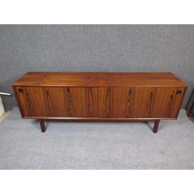 Mid-Century Modern Mid 20th Century Rosewood Model 21 Sideboard by Omann Jun For Sale - Image 3 of 12