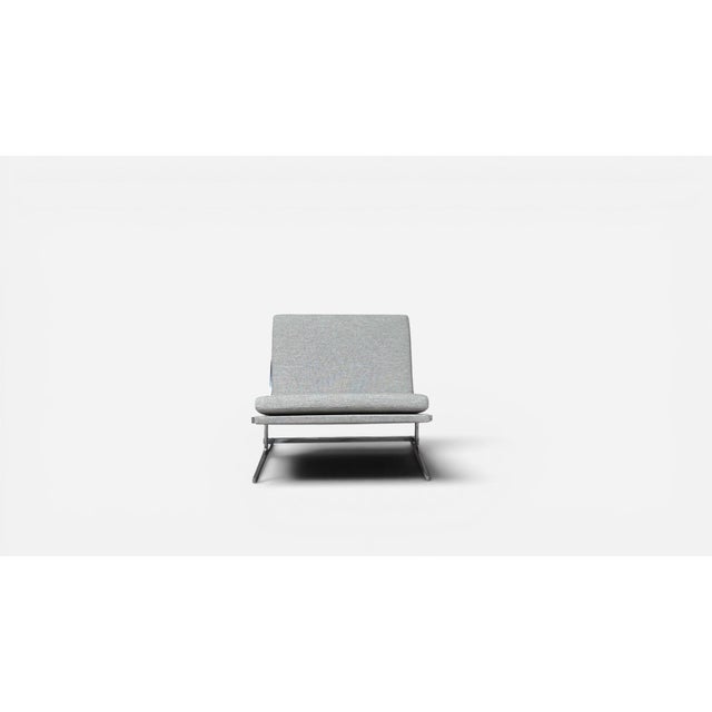 Greige 1960s Bo-561 Chairs by Preben Fabricius and Jørgen Kastholm for Bo-Ex (Pair), Attributed For Sale - Image 8 of 17