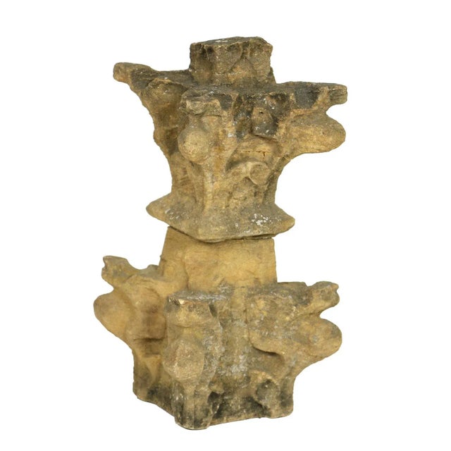 Early 18th Century Carved Limestone Architectural Element For Sale - Image 12 of 12