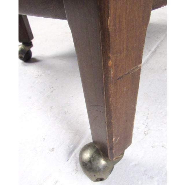 1960s Mid-Century Barrel Back Club Chair For Sale - Image 10 of 11