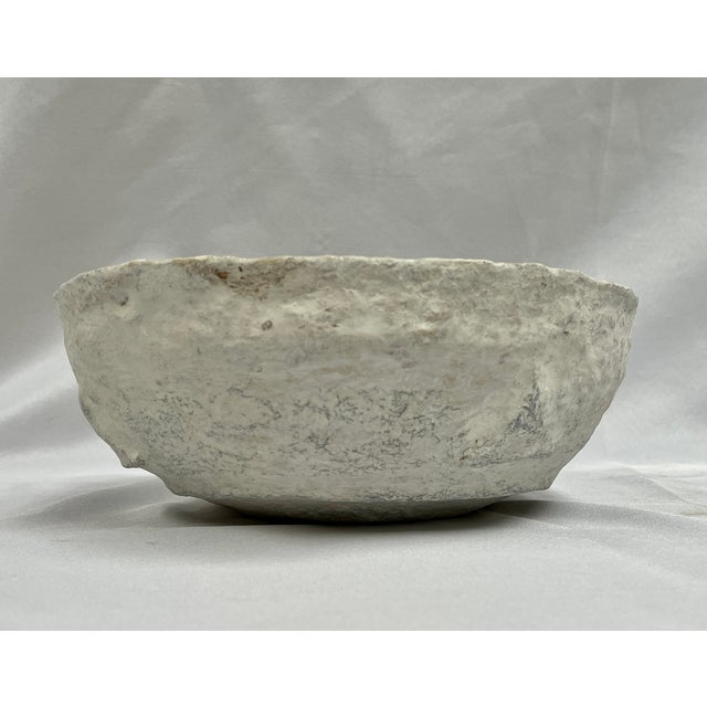 Vintage Handcrafted Paper Mache Bowl For Sale In Dallas - Image 6 of 8