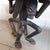 Black African Table in Carved Wood with Tribal Sculpture For Sale - Image 8 of 16