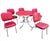 Vintage Table and Chairs Dining Set by Acme For Sale In Los Angeles - Image 6 of 18