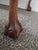 Grand Rapids Walnut Shell Carved Claw Foot Coffee Table For Sale - Image 11 of 12