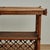 Vintage British Colonial Style Bamboo and Grasscloth Serving Bar For Sale - Image 9 of 18