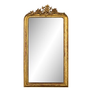 French 19th Century Gold Gilt Louis Philippe Mirror For Sale