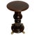 Vintage Mahogany Pedestal or Side Table With Brass Claw Feet For Sale