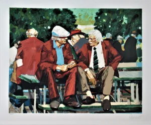 Aldo Luongo, Conversation, 1988