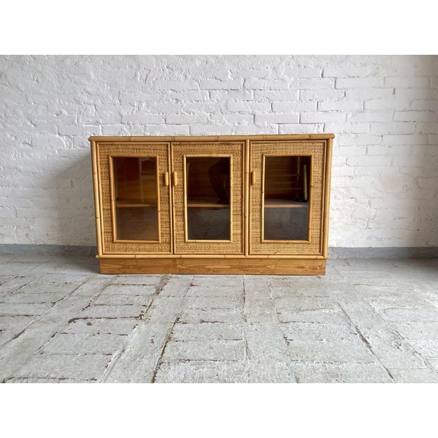 Rattan Sideboard, Italy, 1970s For Sale - Image 16 of 16