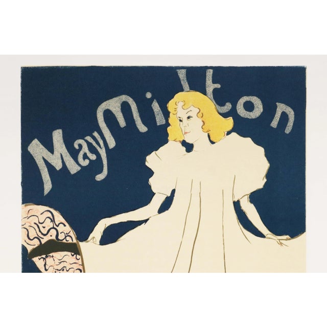 Art Nouveau 1946 Swiss Poster, May Milton, Toulouse Lautrec, Les Editions Holbein For Sale - Image 3 of 4