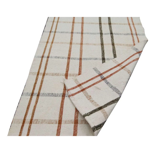 Mid 20th Century Vintage Modern Turkish Kilim Runner- 2′4″ × 7′7″ For Sale - Image 5 of 7