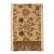 Rug & Kilim's Art Deco Rug in Beige With Polychromatic Floral Design For Sale