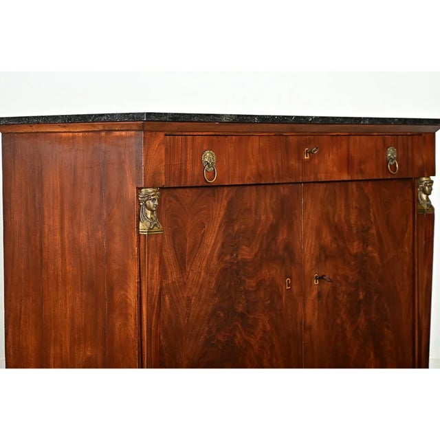 19th Century Dutch Mahogany Empire Buffet For Sale - Image 4 of 10