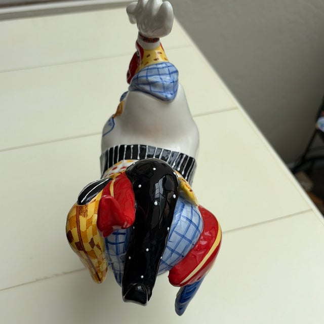 Vintage Sharon Neuhaus "Baking and Eggs" Rooster Ceramic Figurine - Westland Giftware. Add a delightfully whimsical and...
