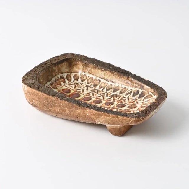 1970s Brutalist Studio Pottery Bowl by Pat & Jo Rowland, 1960s For Sale - Image 5 of 9