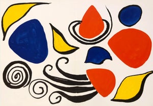 Calder Crags and Critters 2d Original Lithograph 1975