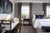 Off-white Vesta Leta Linen and Cane Sofa For Sale - Image 8 of 9