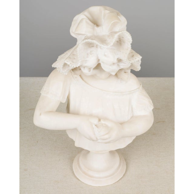 19th Century Pietro Giorgi Sculpture of Girl Peeling an Orange For Sale - Image 10 of 11