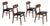 Vintage Danish Dining Chairs in Teak by Findahl Møbelfabrik, 1960s, Set of 4 For Sale