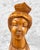 Mid-Century Carved Wood Ethnic Women Bust Sculpture For Sale - Image 6 of 9