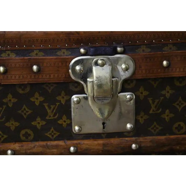 Trunk in Monogram from Louis Vuitton, 1920s For Sale - Image 17 of 18