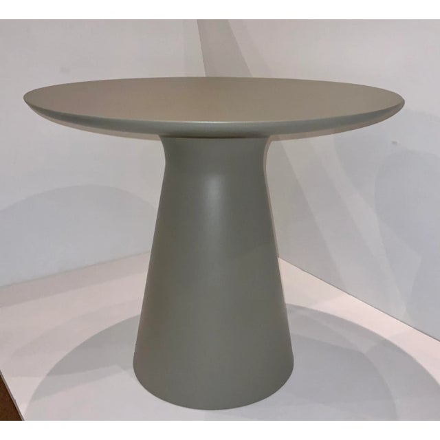 2020s Baker / McGuire Modern Gray Indoor/Outdoor Side Table For Sale - Image 5 of 5