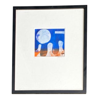 Abstract Landscape Monotype Print D. 2013 For Sale