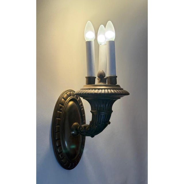 Metal Wall Sconce, Germany, 1930s For Sale - Image 7 of 14